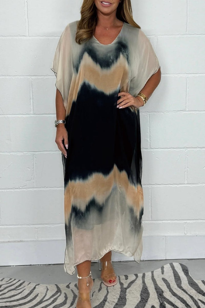 Foca Morganti™ Sukienka Maxi z efektem dip dye