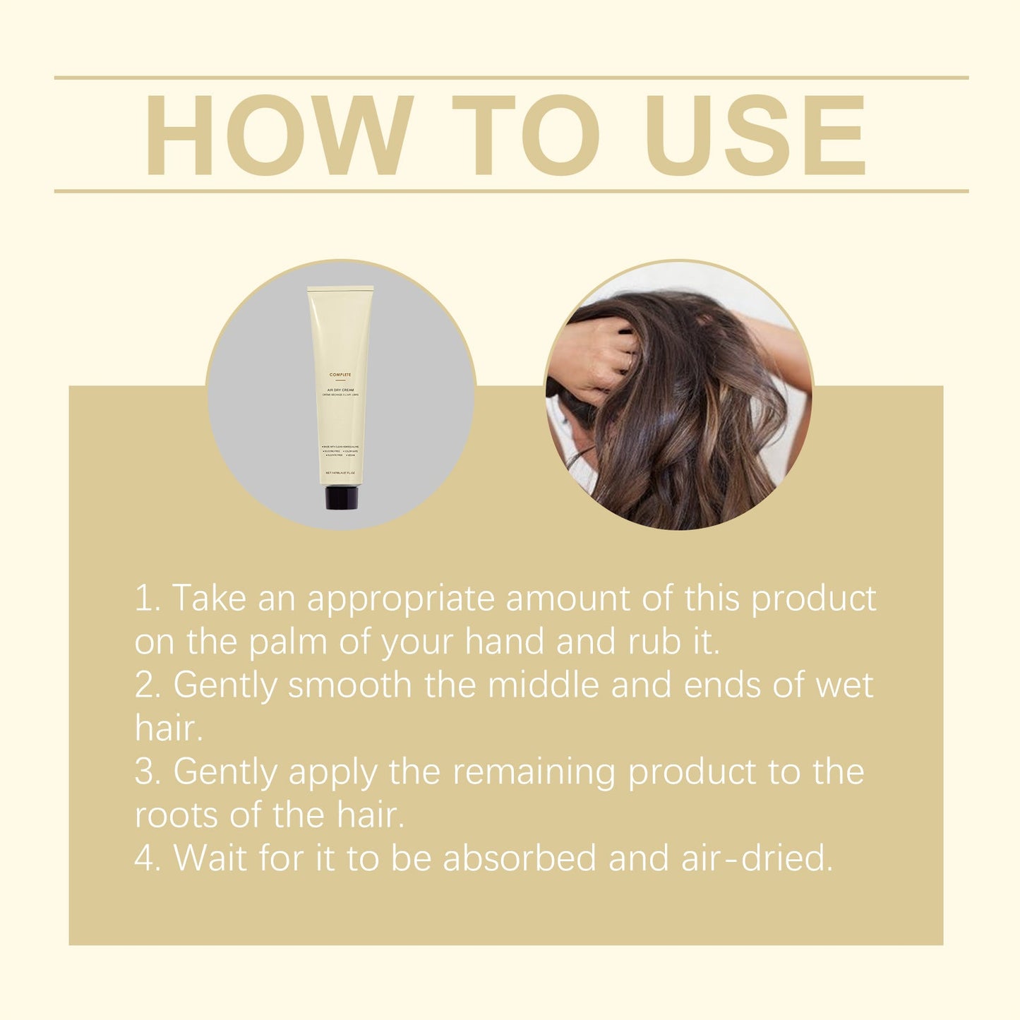 FrizzAway™ Wygładzające serum zapobiegające puszeniu się włosów