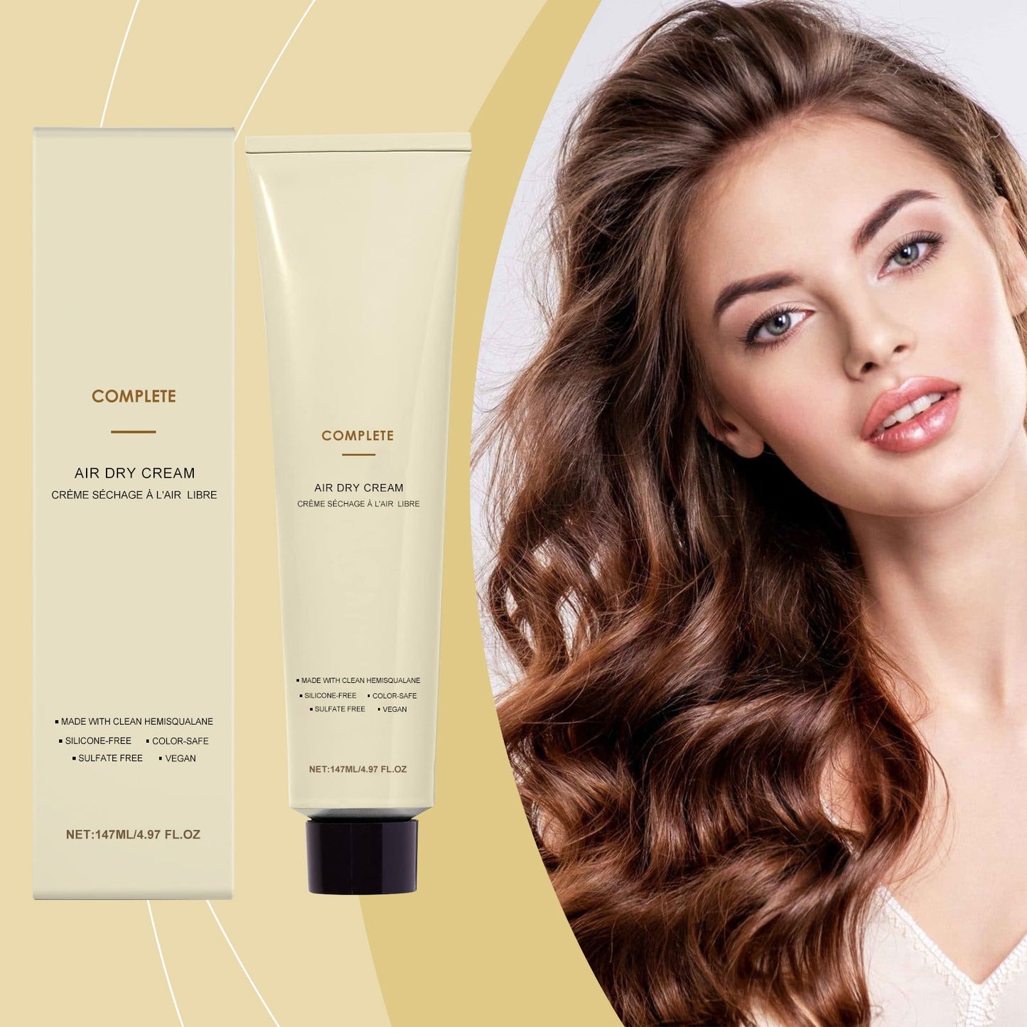 FrizzAway™ Wygładzające serum zapobiegające puszeniu się włosów