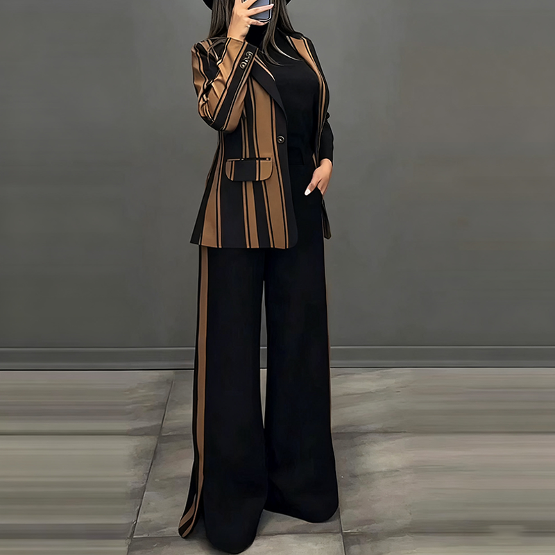 Gioia Ribaudo™ Stylowy dwuczęściowy komplet dla kobiet