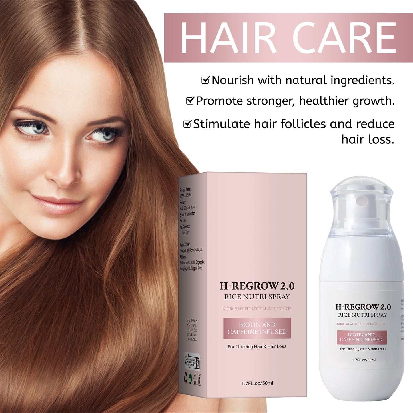 HairElixir™ Nawilżająca wcierka do skóry głowy przeciw wypadaniu włosów