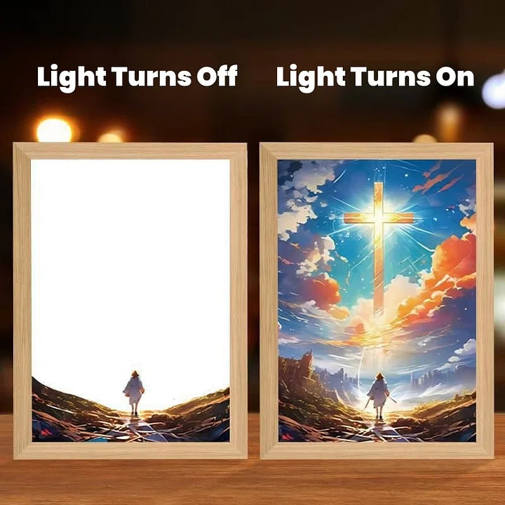 HolyLume™  Lampka nocna 4D LED Malowany Jezus
