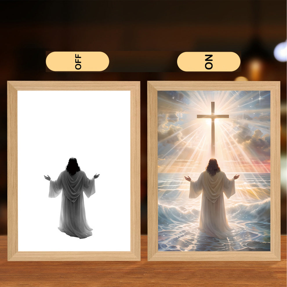 HolyLume™  Lampka nocna 4D LED Malowany Jezus