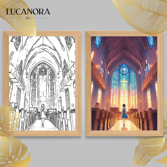 HolyLume™  Lampka nocna 4D LED Malowany Jezus