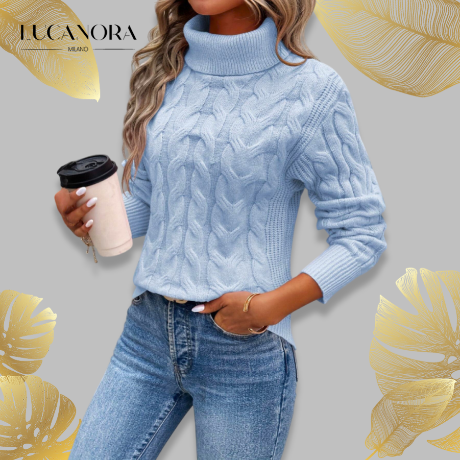 Isotta Cola™ Ciepły dzianinowy golf