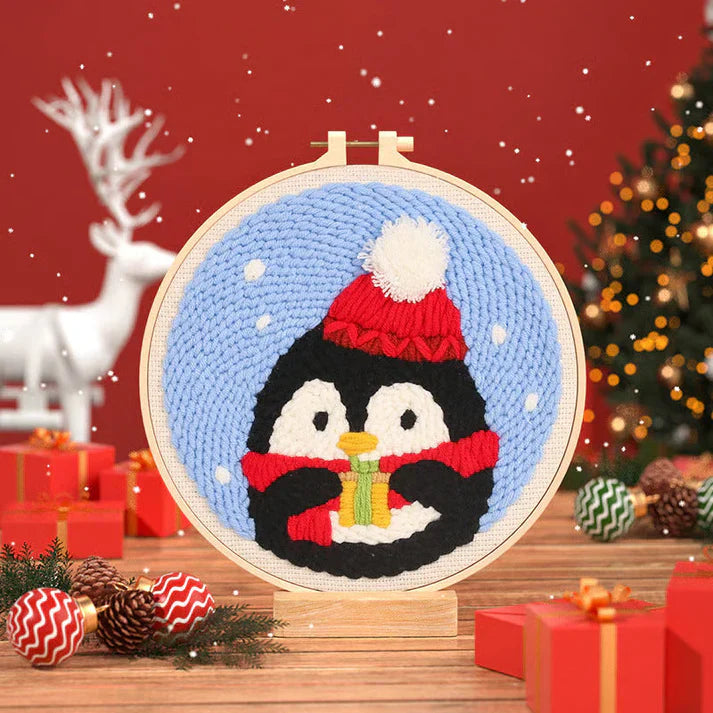 JoyStitch™ Zestaw do haftowania bożonarodzeniowego