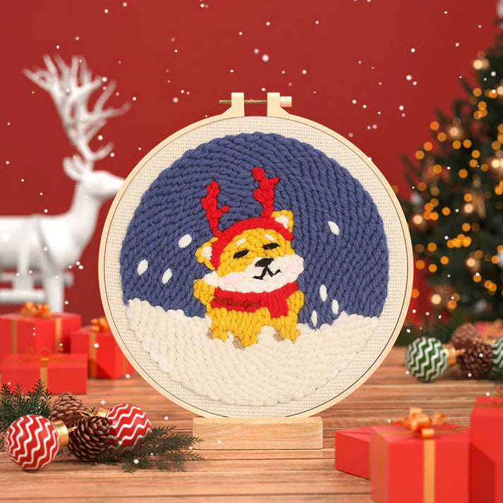 JoyStitch™ Zestaw do haftowania bożonarodzeniowego