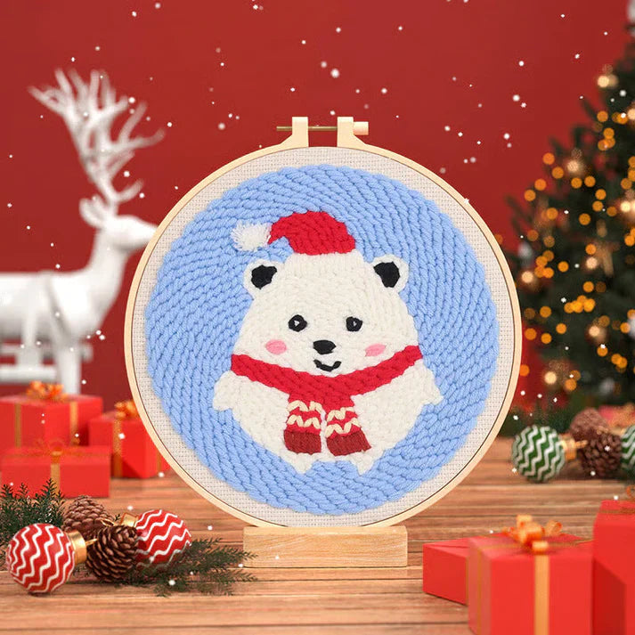 JoyStitch™ Zestaw do haftowania bożonarodzeniowego
