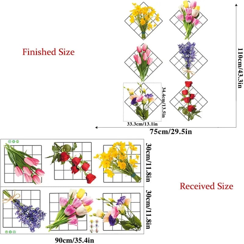 LeafScape™ Dekoracja ścienna 3D z motywem roślinnym