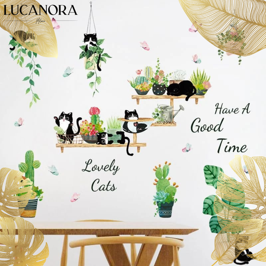 LeafScape™ Dekoracja ścienna 3D z motywem roślinnym