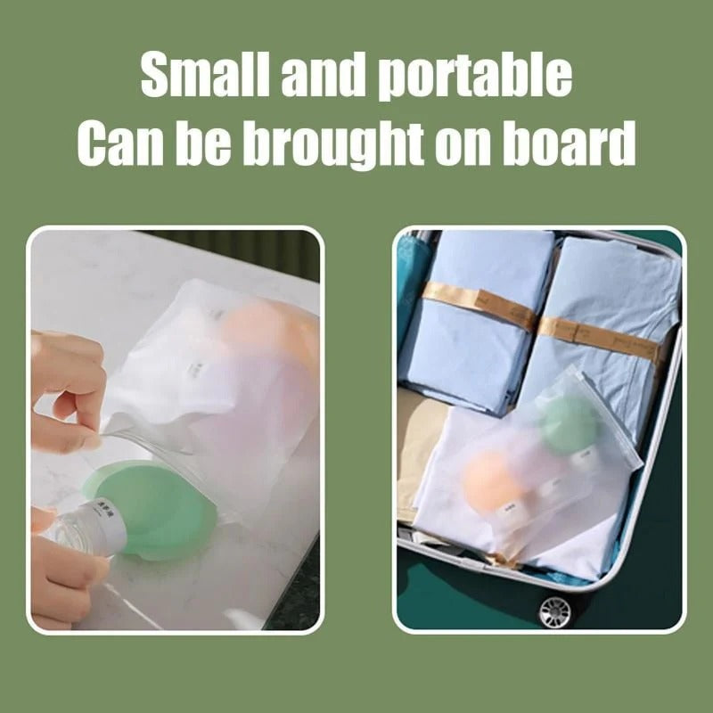 LeakLess™ Zestaw podróżnych butelek do kosmetyków