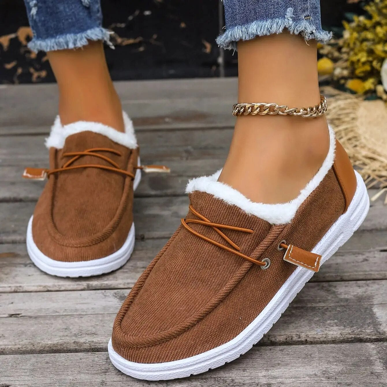 Lelia Pelino™ Pluszowe buty damskie