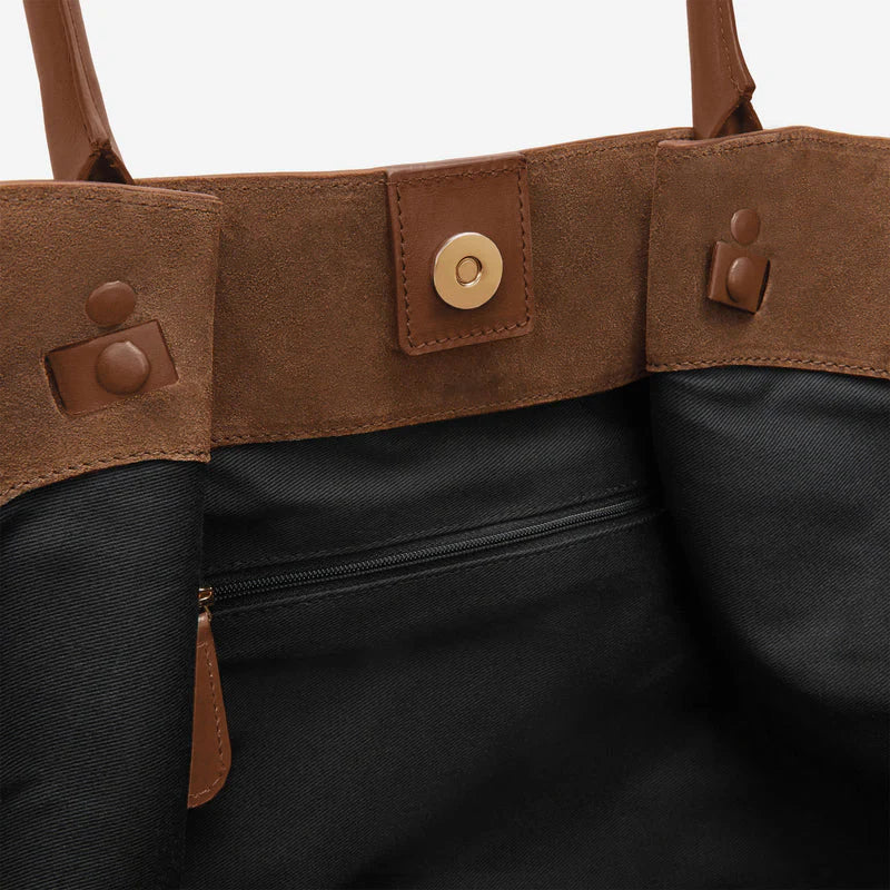 Lia Gaeta™ Stylowa torba zamszowa