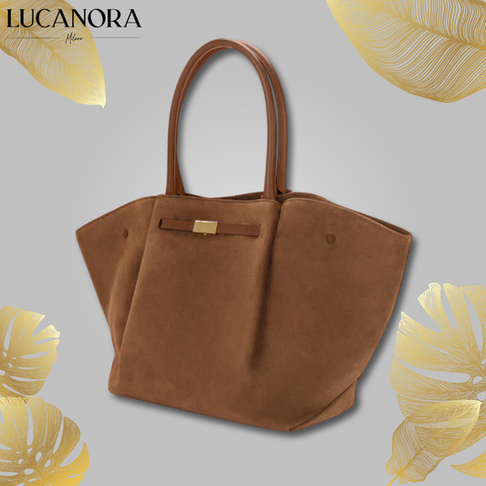 Lia Gaeta™ Stylowa torba zamszowa