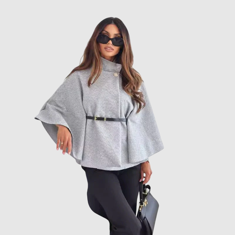 Liboria Fiola™ Stylowy płaszcz z szerokimi rękawami