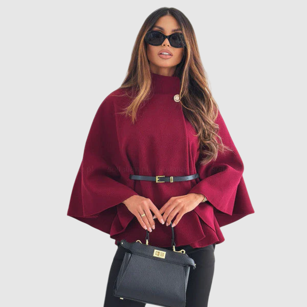 Liboria Fiola™ Stylowy płaszcz z szerokimi rękawami