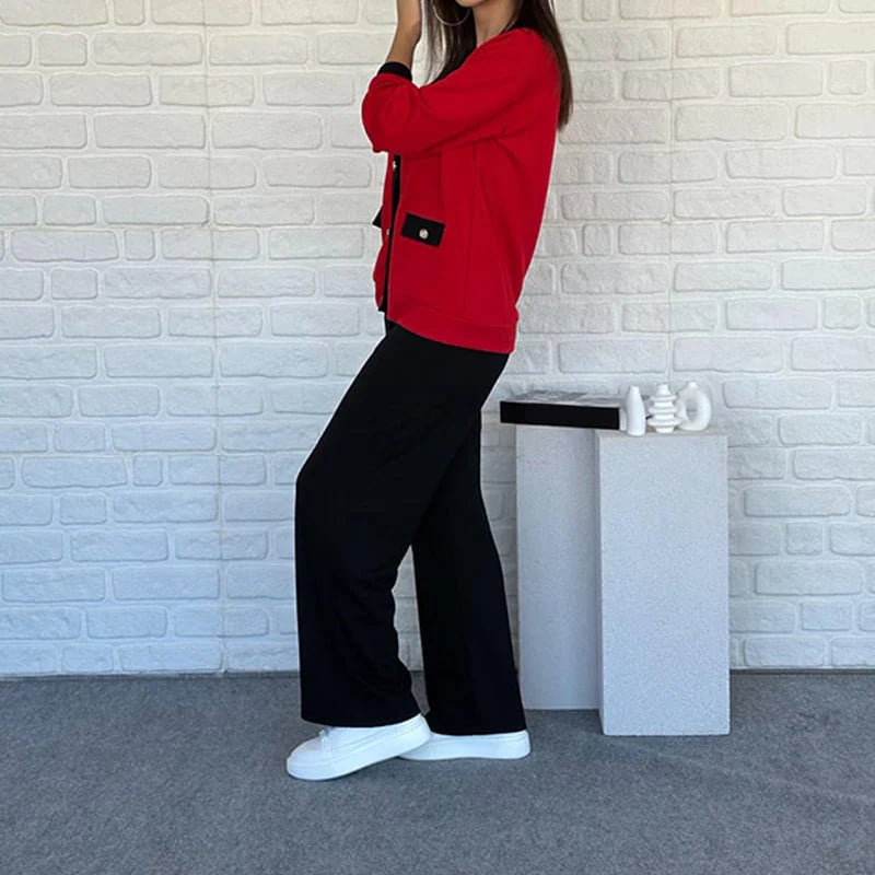 Liboria Villanova™ Damski dwuczęściowy komplet casualowy