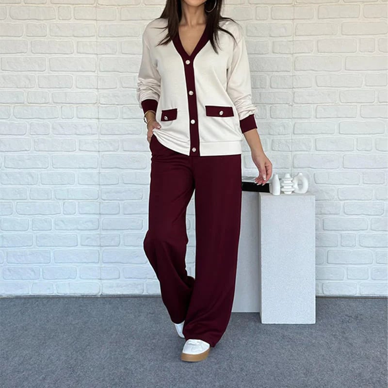 Liboria Villanova™ Damski dwuczęściowy komplet casualowy