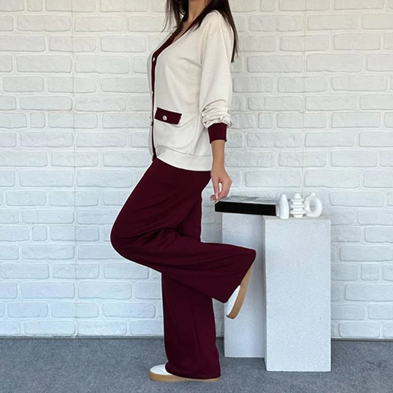 Liboria Villanova™ Damski dwuczęściowy komplet casualowy