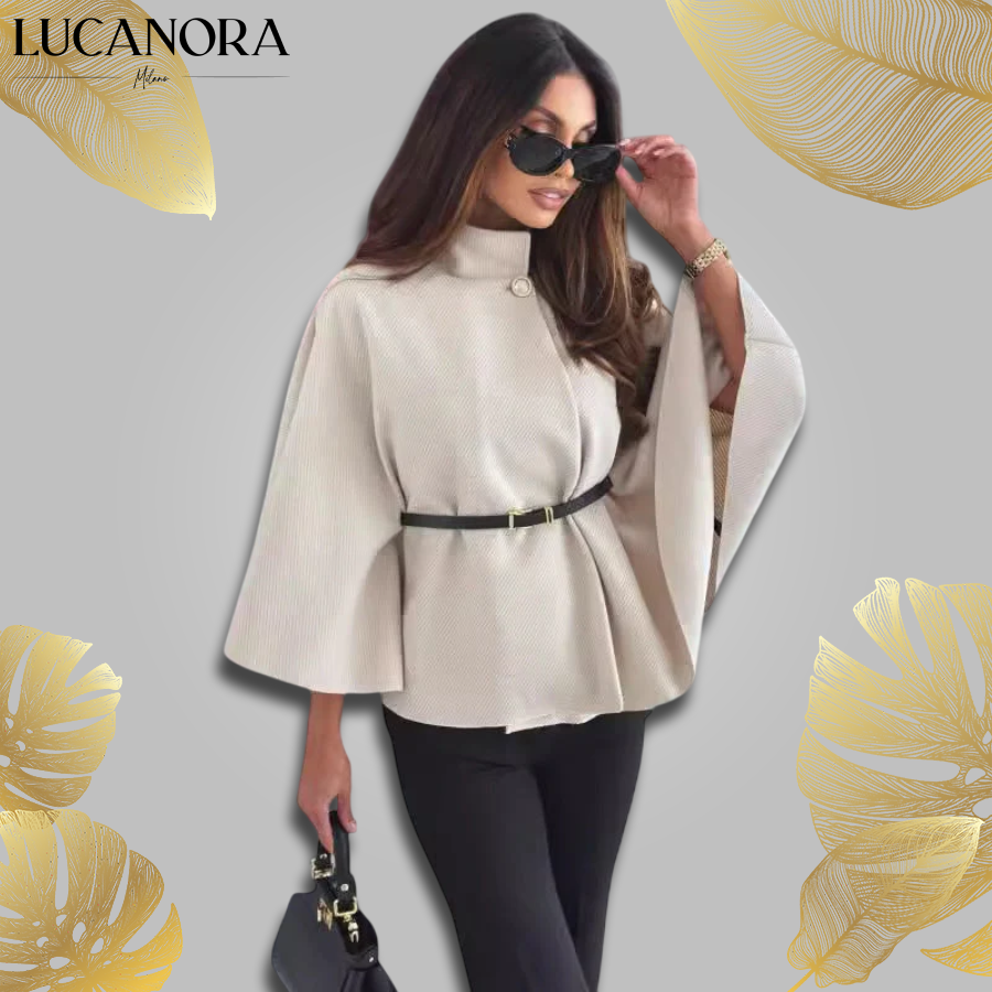 Liboria Fiola™ Stylowy płaszcz z szerokimi rękawami