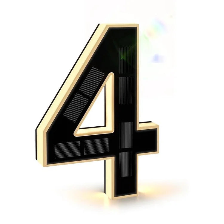 LightSign™ numery domów z oświetleniem LED i zasilaniem solarnym