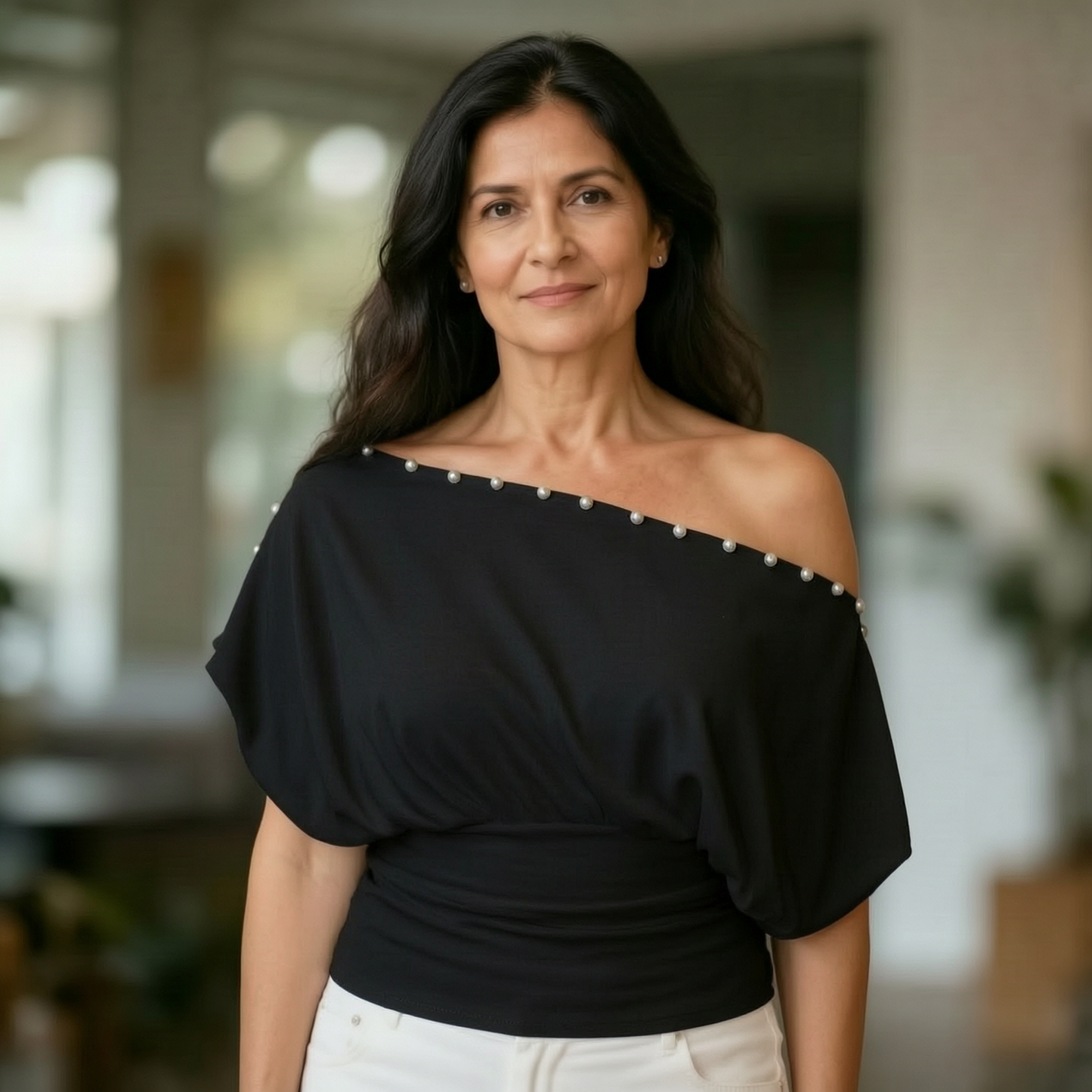 Loredana Chinaglia™ Bluzka z guzikami na dzień i wieczór