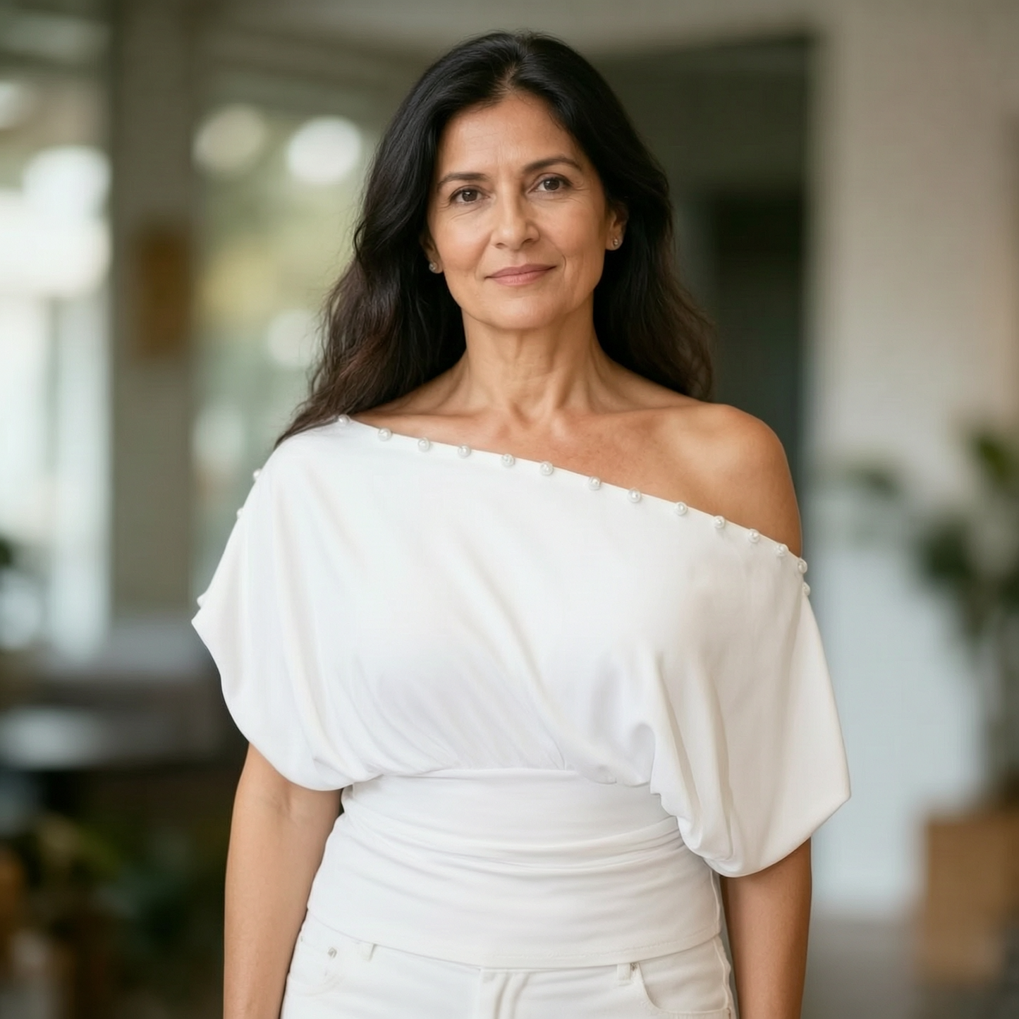 Loredana Chinaglia™ Bluzka z guzikami na dzień i wieczór