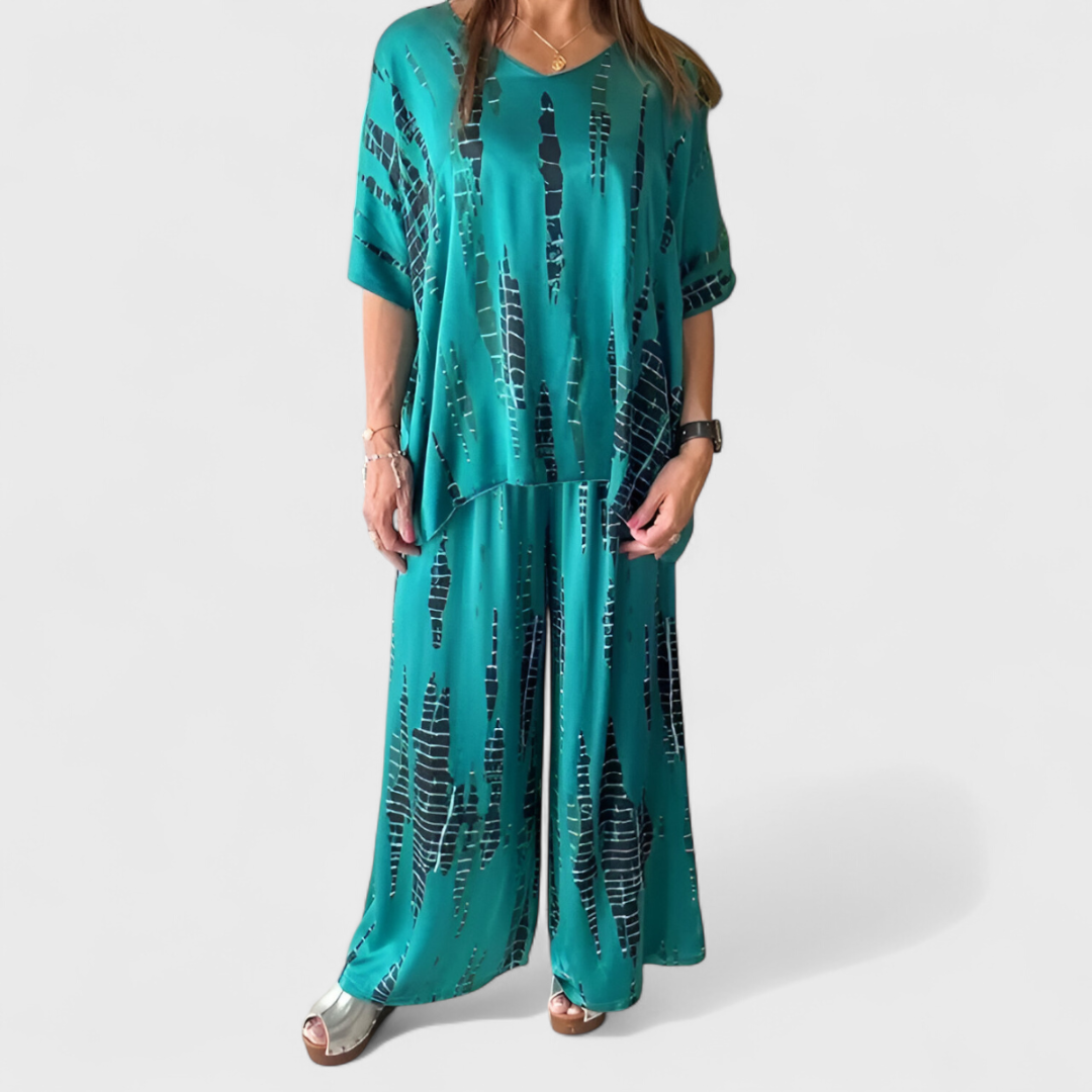 Lucia Paola™ Zestaw satynowy na co dzień