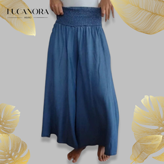 Luigia™ Szerokie spodnie z wysokim stanem i kieszeniami