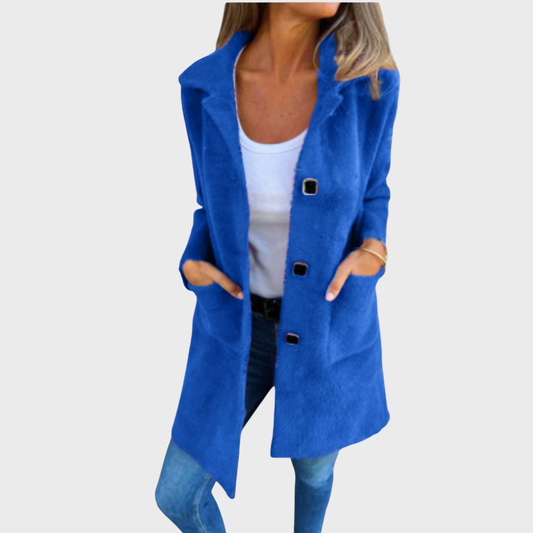 Luisa Murgo™ Elegancki kardigan z kołnierzem