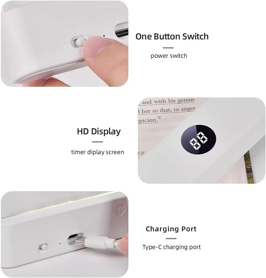 LumiBook™ Lampa do czytania LED z akumulatorem