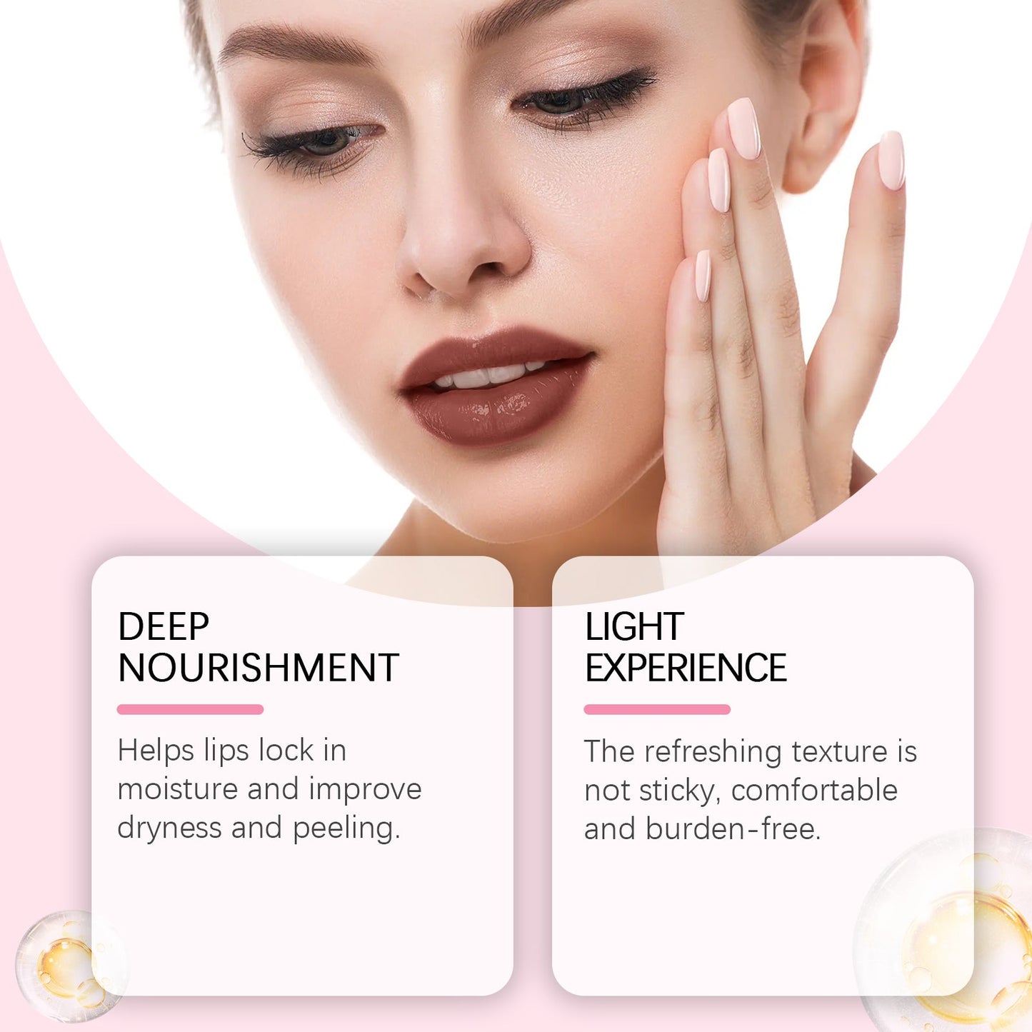 LumiLips™ Olejek nawilżający do ust z subtelnym odcieniem