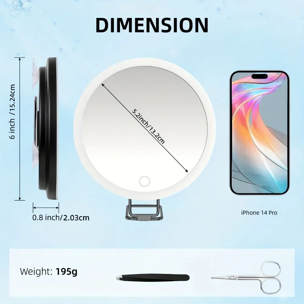 LumiZoom™ Lusterko kosmetyczne powiększające z akumulatorem