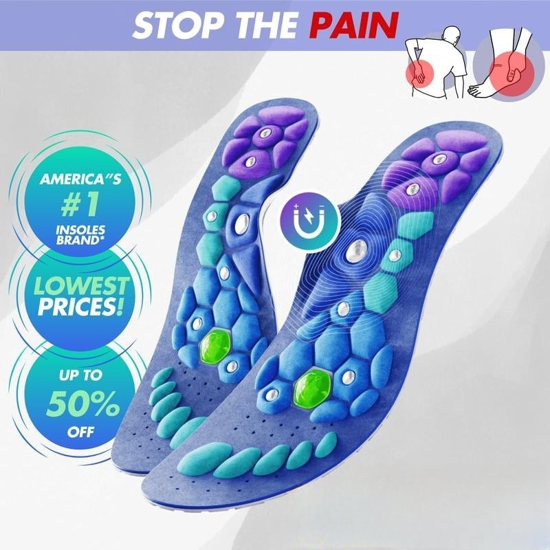 MagnoEase™ Wkładki do butów Akupresura Komfort