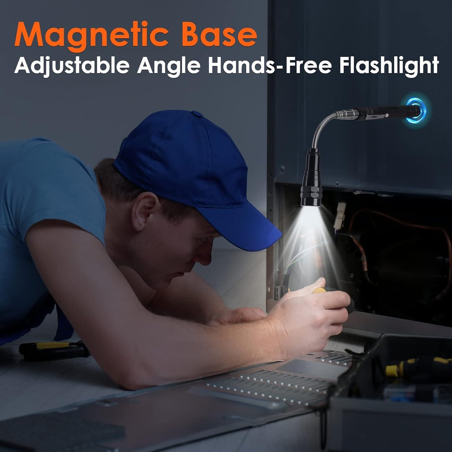 MagnoGrab™ Latarka teleskopowa z magnesem