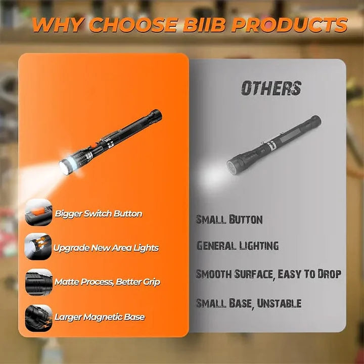 MagnoGrab™ Latarka teleskopowa z magnesem