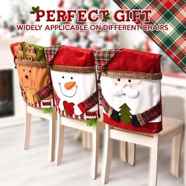 MerryCover™ Stylowe pokrowce na oparcia krzeseł w stylu świątecznym