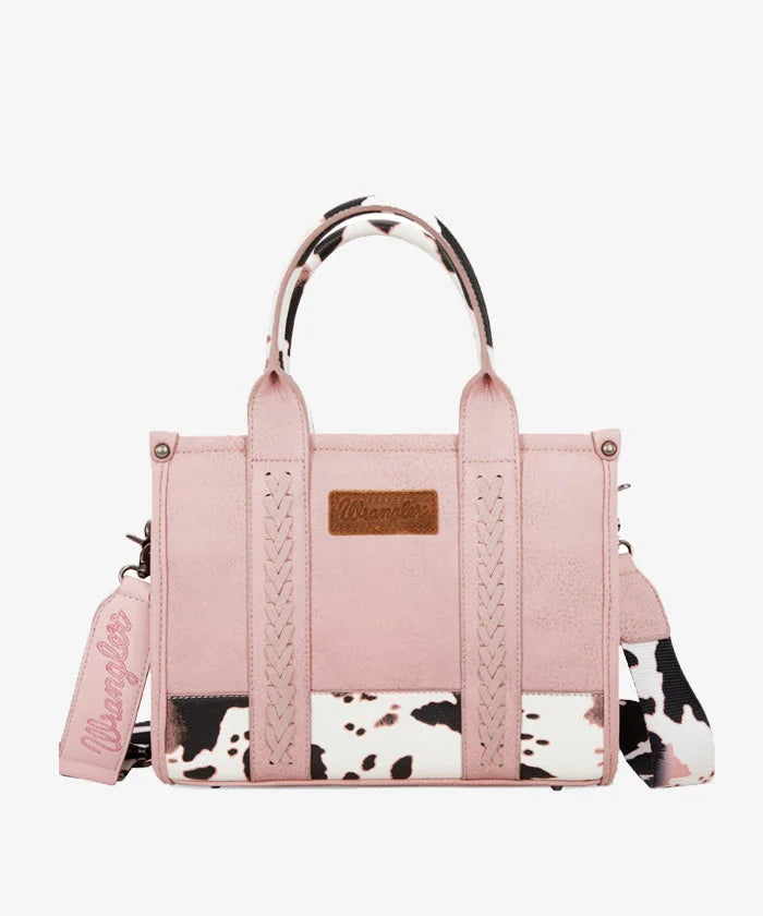 Miriam Cenci™ Torba na ramię ze wzorem w krowie łatki