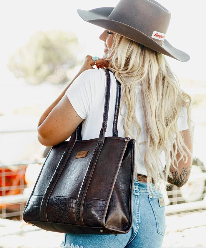 Miriam Cenci™ Torba na ramię ze wzorem w krowie łatki