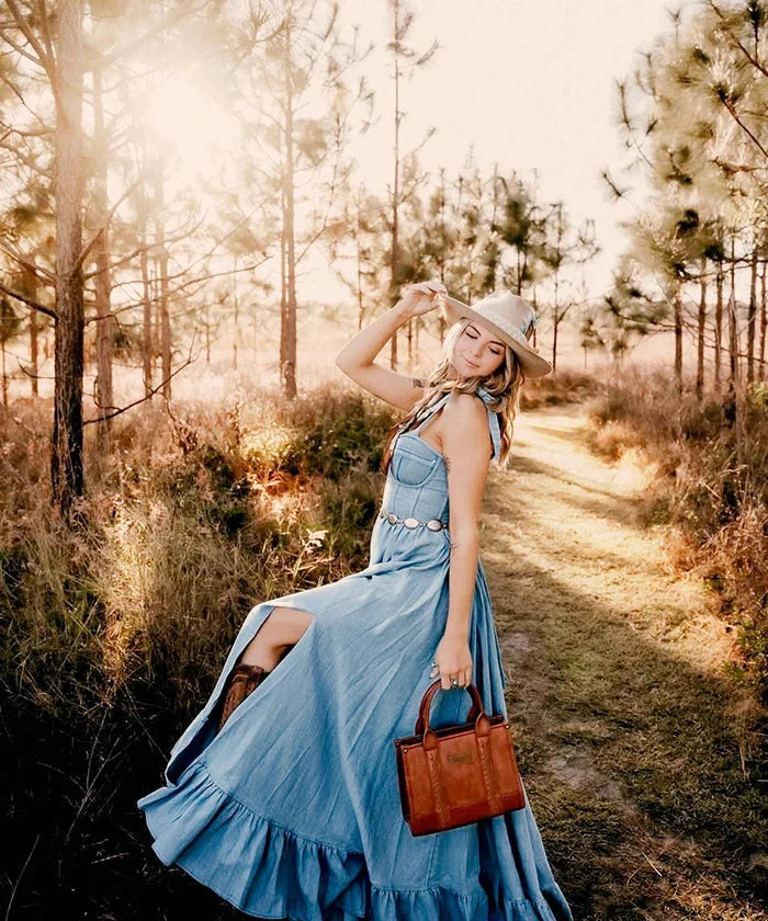 Miriam Cenci™ Torba na ramię ze wzorem w krowie łatki