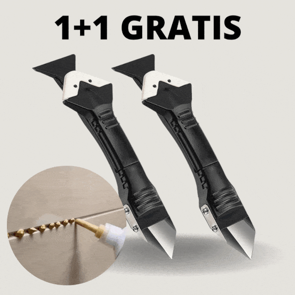 Mr Mold+™ Zestaw narzędzi do uszczelniania 5 w 1 - w tym 5 zapasowych końcówek! | Caulk jak profesjonalista!
