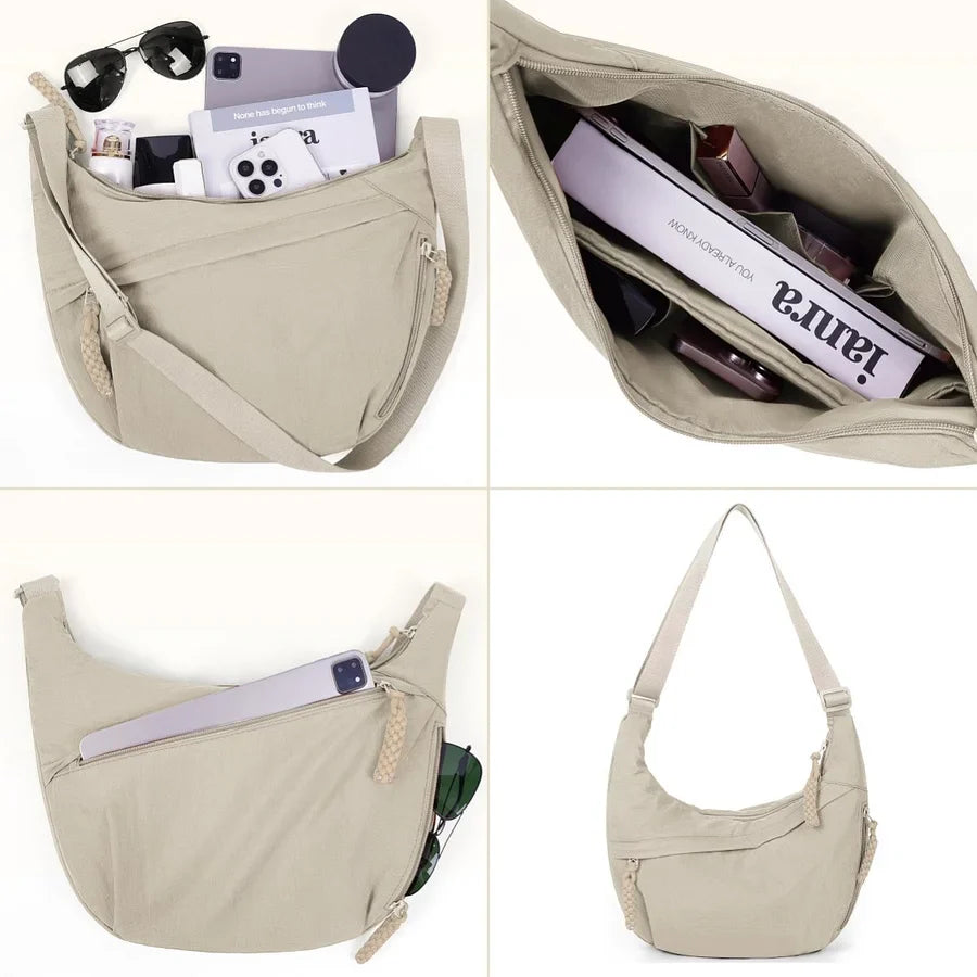 Norma Barrella™ Damska modna i pojemna torba na ramię