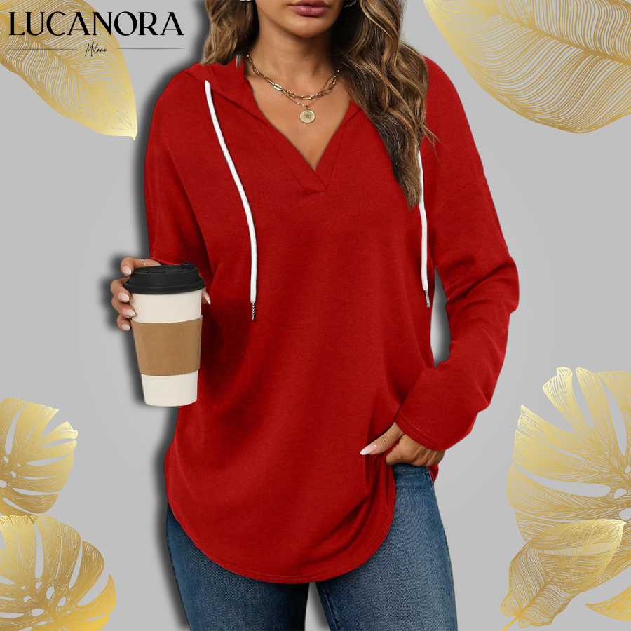 Olga Liquori™ Lekka bluza z kapturem damska