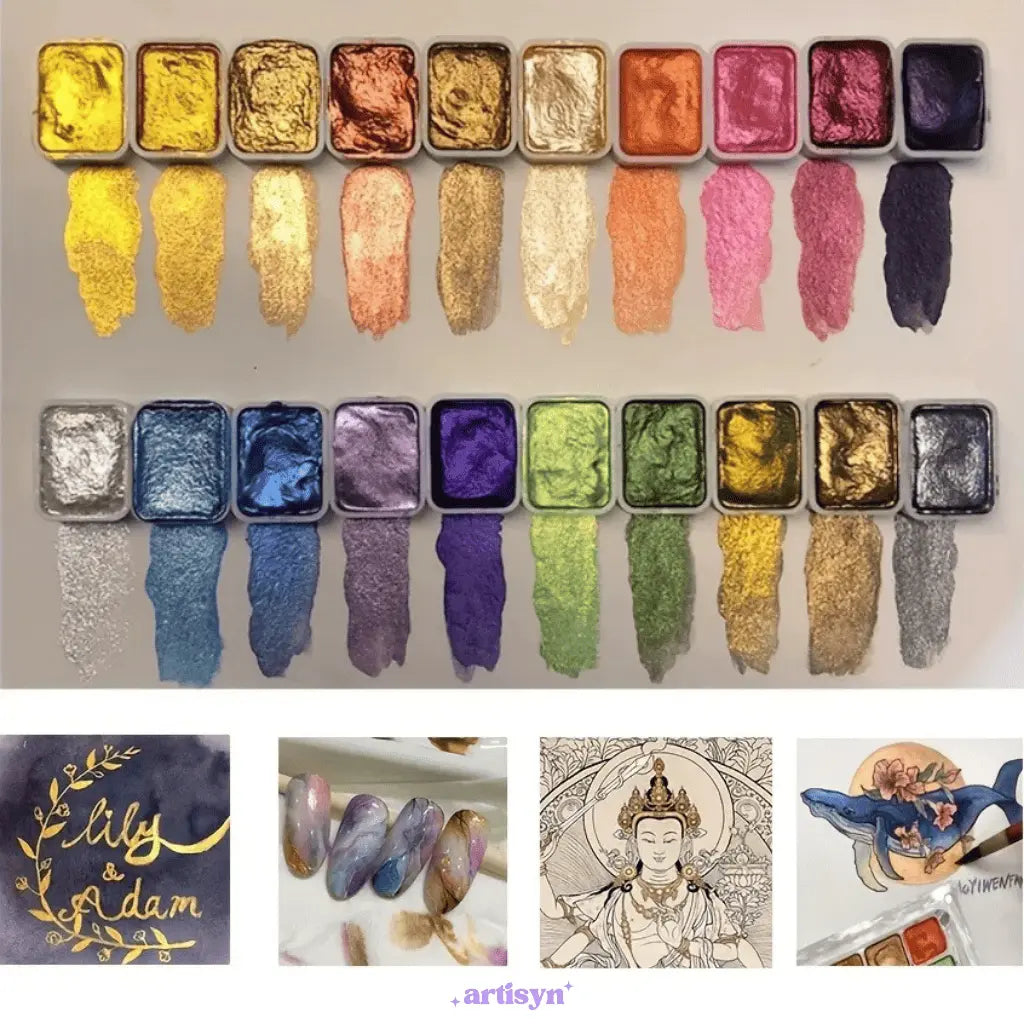 PaintLyric™ Zestaw farb brokatowych