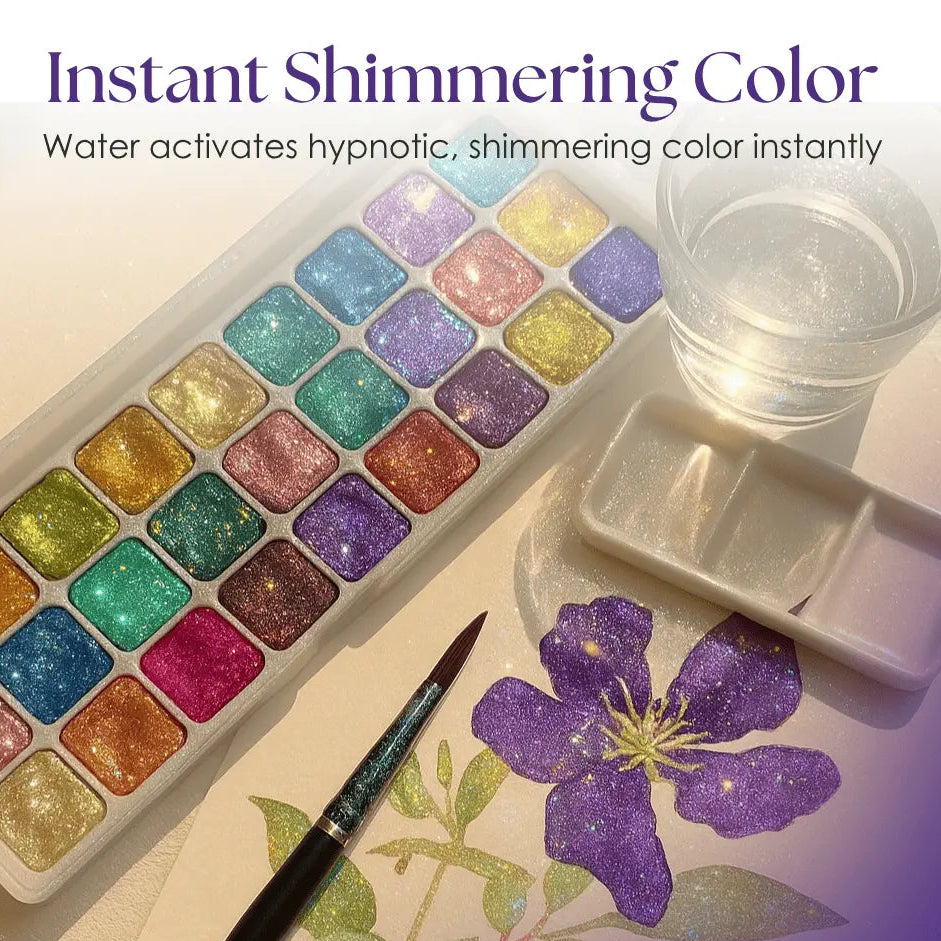 PaintLyric™ Zestaw farb brokatowych