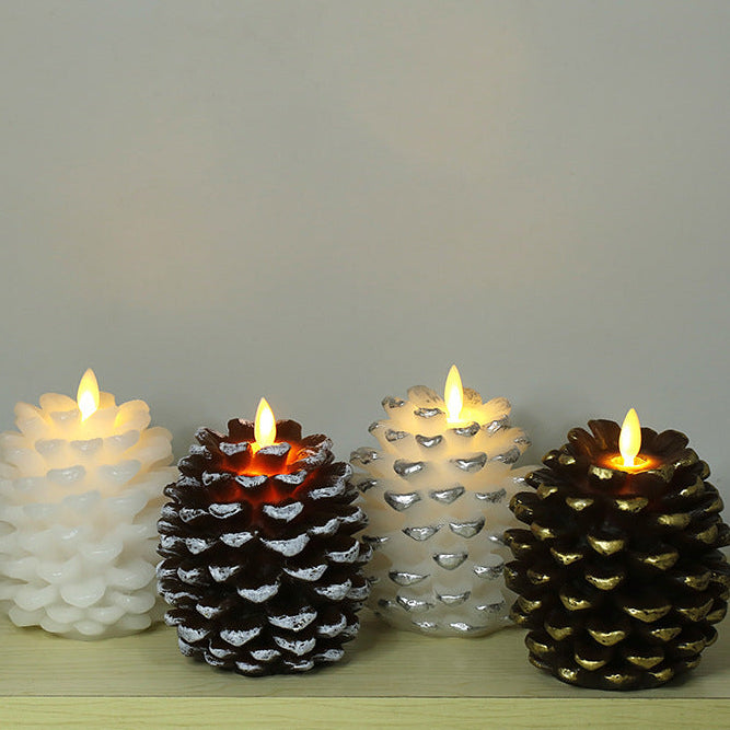PineCharm™ Świece w kształcie szyszek sosnowych