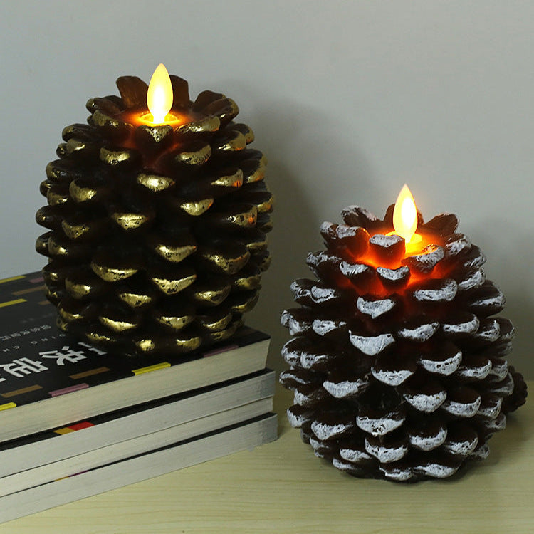 PineCharm™ Świece w kształcie szyszek sosnowych