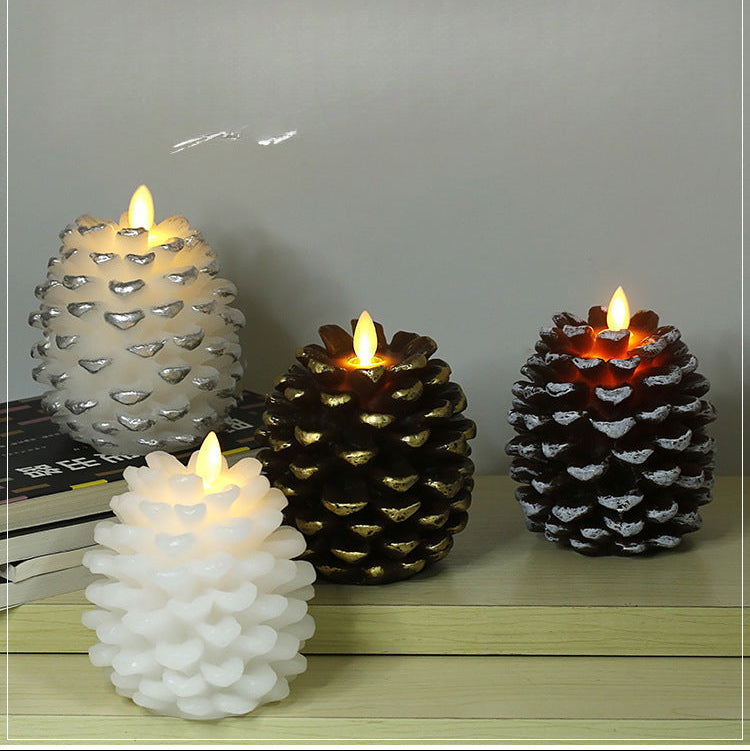 PineCharm™ Świece w kształcie szyszek sosnowych