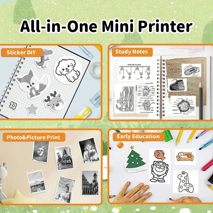 PrintMate™ Przenośna mini drukarka