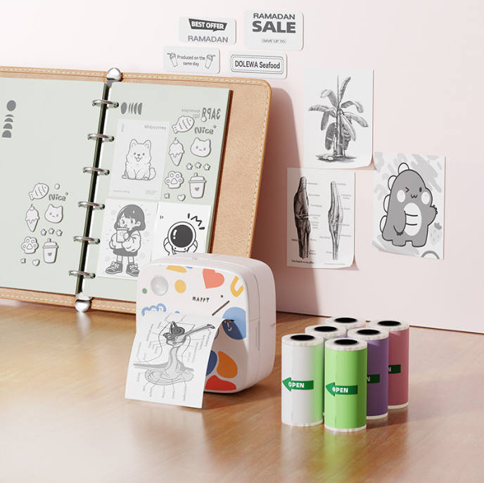 PrintMate™ Przenośna mini drukarka